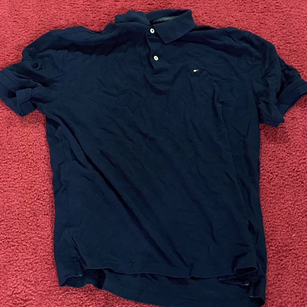 Men's Navy Short Sleeve Polo Shirt
